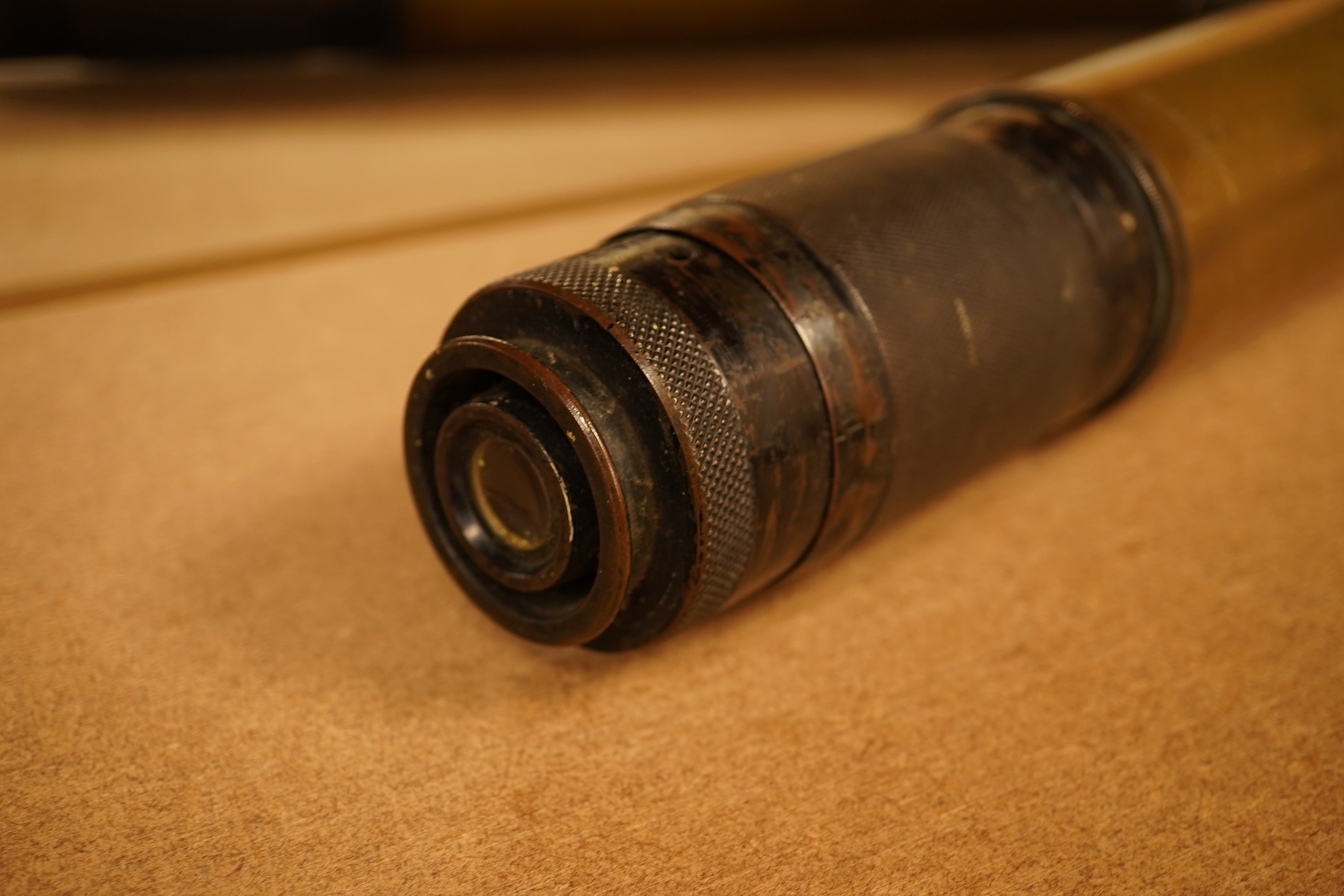 An Ottoway & Co brass telescope